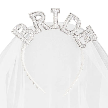 Voile de mariée pour femme, blanc