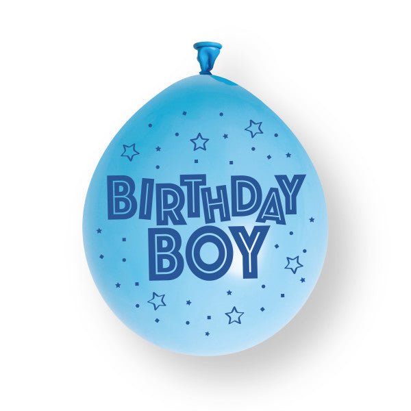 10ct Verjaardagsjongen 9" Latexballonnen van Unique koop je bij Partywinkel