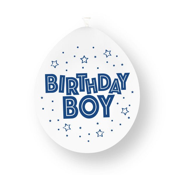 10ct Verjaardagsjongen 9" Latexballonnen van Unique koop je bij Partywinkel