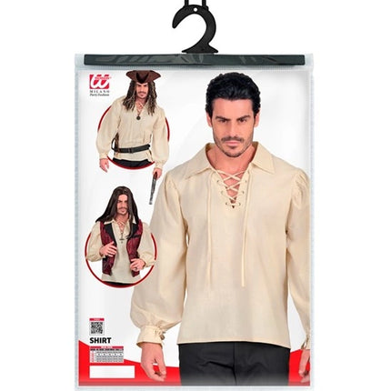 T-SHIRT BEIGE AU STYLE RÉTRO