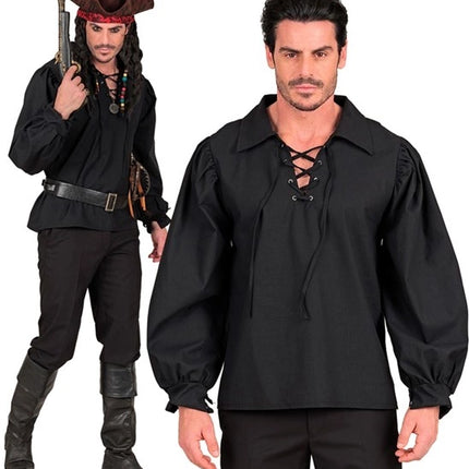 T-SHIRT NOIR AU STYLE RÉTRO