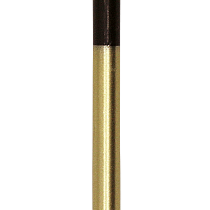 Bougies noires et dorées teintes par immersion, 9,5 cm, lot de 12