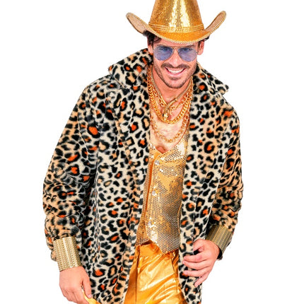 Manteau de fourrure Léopard Peluche