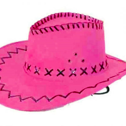Chapeau de cow-boy rose