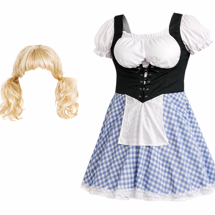 Robe dirndl bleue pour l'Oktoberfest (hommes)