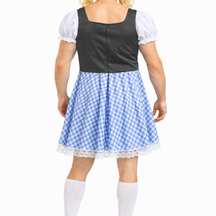 Robe dirndl bleue pour l'Oktoberfest (hommes)