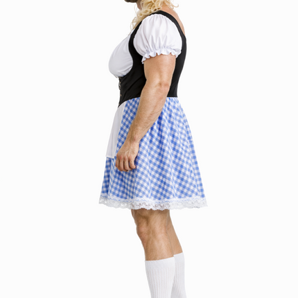 Robe dirndl bleue pour l'Oktoberfest (hommes)