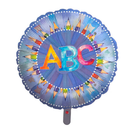 Ballon à l'hélium « Back To School » ABC, vide, 45 cm