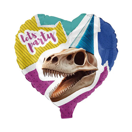 Ballon à l'hélium « Dinosaure » Lets Party (vide) 45 cm