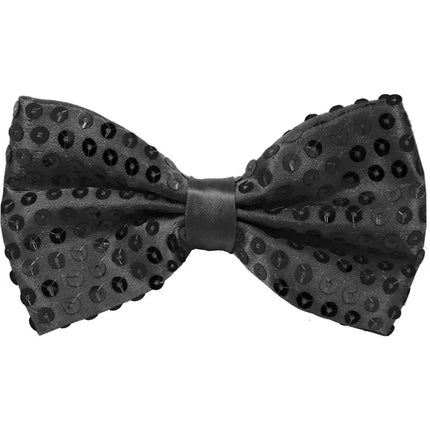 Noeud noir pailleté