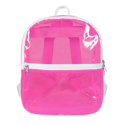 Sac à dos Clarity rose fluo (28 x 23 x 10 cm)