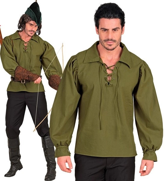 T-shirt historique vert pour homme