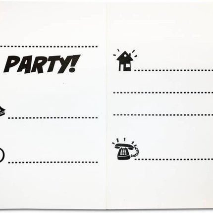 Invitations Finding Dory 6pcs