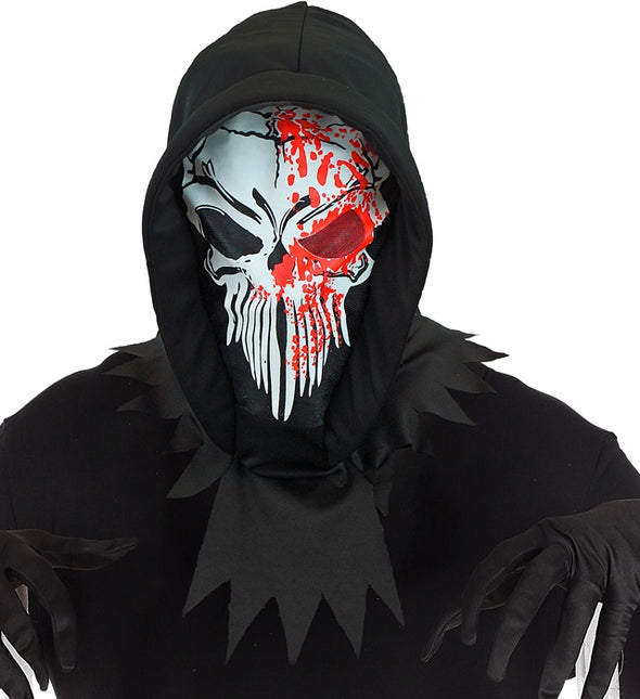 MASQUE À CAPUCHE FAUCHEUSE SANGLANTE