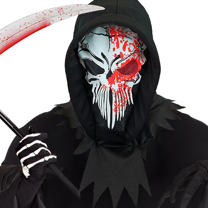 MASQUE À CAPUCHE FAUCHEUSE SANGLANTE