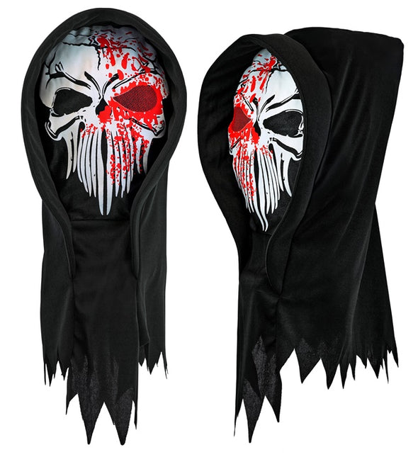 MASQUE À CAPUCHE FAUCHEUSE SANGLANTE