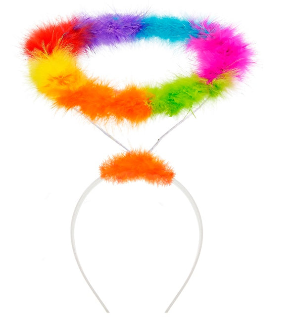 BANDEAU HALO ANGE ARC-EN-CIEL