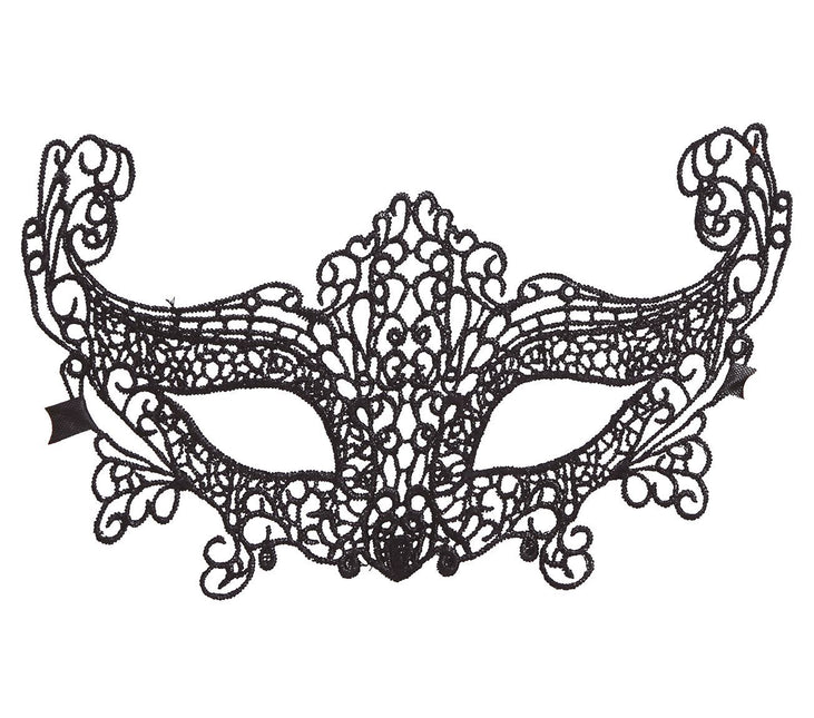 Masque brodé noir