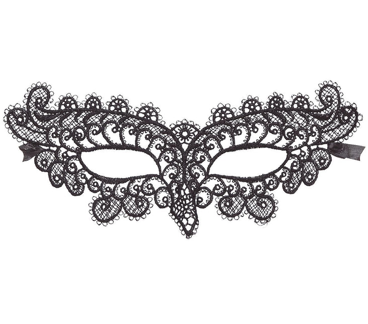 Masque brodé noir