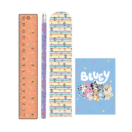 COFFRET DE PAPETERIE BLUEY - 16 PIÈCES