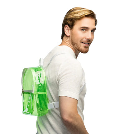 Sac à dos Clarity vert fluo (28 x 23 x 10 cm)