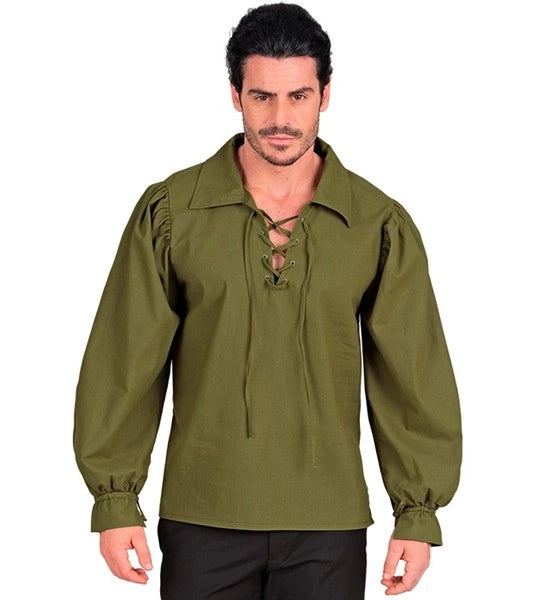 T-shirt historique vert pour homme