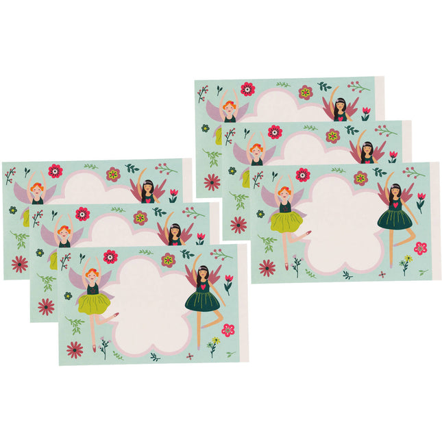 Ballerina Stickers Bubble Blower 6pcs