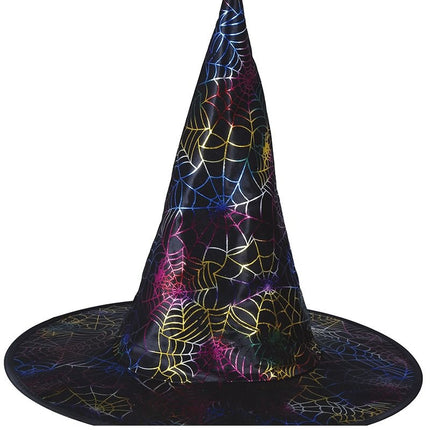 Chapeau de sorcière Halloween Araignées Enfant