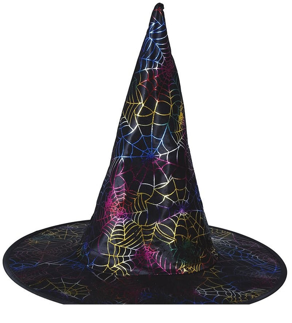 Chapeau de sorcière Halloween Araignées Enfant