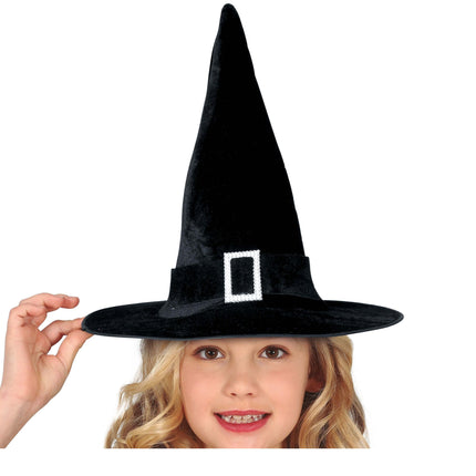 Chapeau de sorcière noir enfant