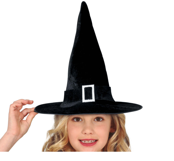 Chapeau de sorcière noir enfant