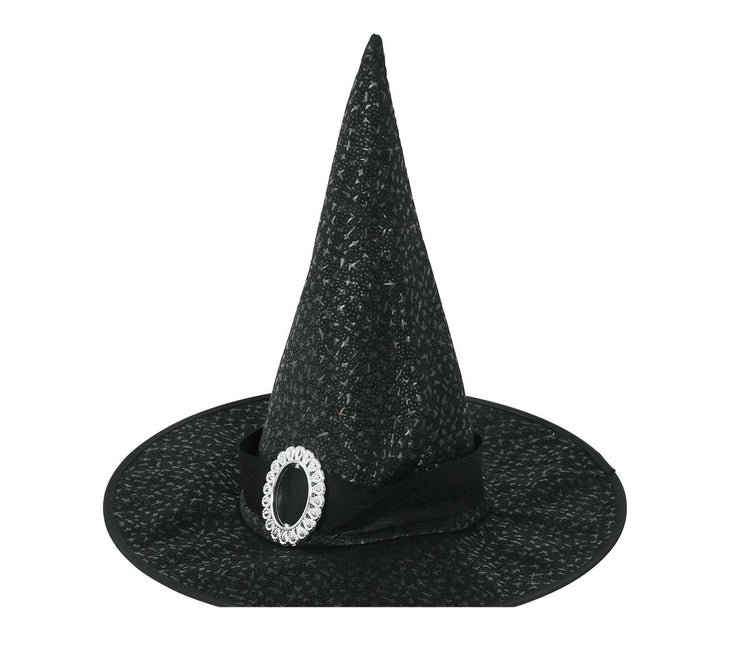 Chapeau de sorcière noire d'Halloween