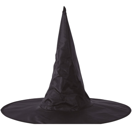 Chapeau de sorcière d'Halloween Noir 45cm
