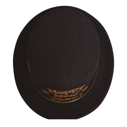 Chapeau de bonne année noir et or
