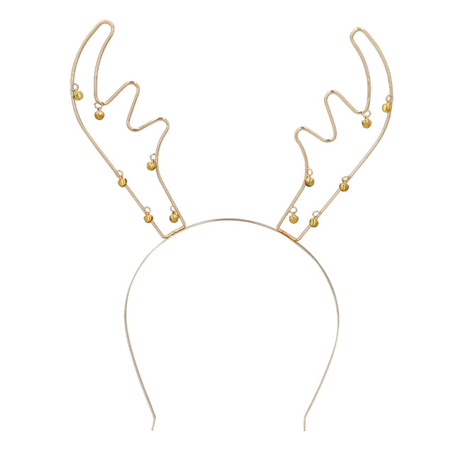Bandeau de cheveux en forme de renne blanc