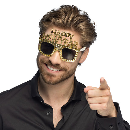 Lunettes de bonne année or