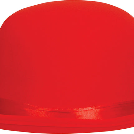 Chapeau melon rouge