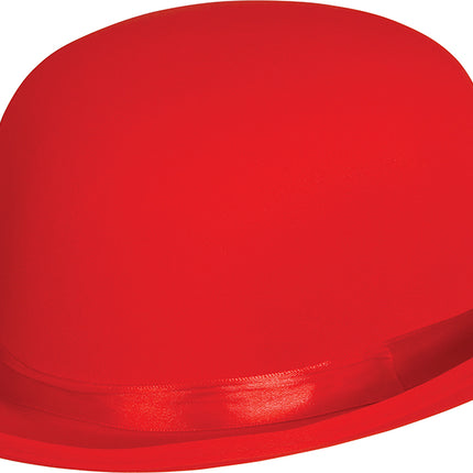 Chapeau melon rouge