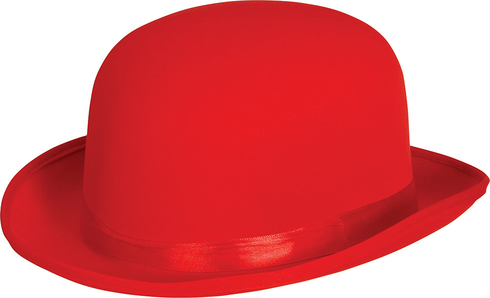Chapeau melon rouge