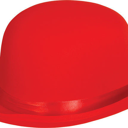Chapeau melon rouge