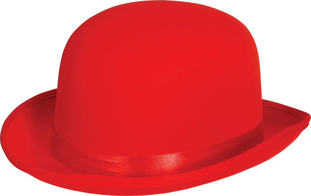 Chapeau melon rouge