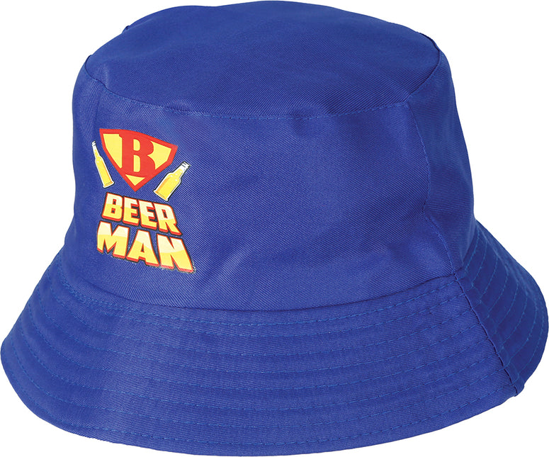 Chapeau de bière bleu