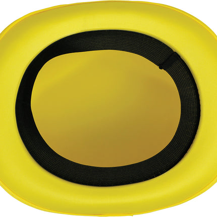 Chapeau melon jaune