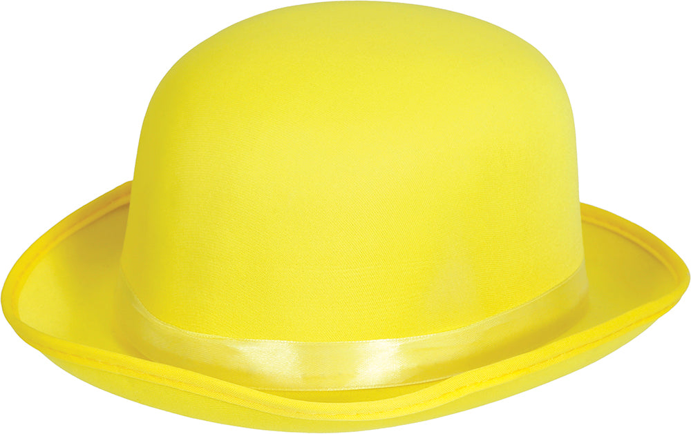 Chapeau melon jaune