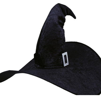 Chapeau noir sorcière grand