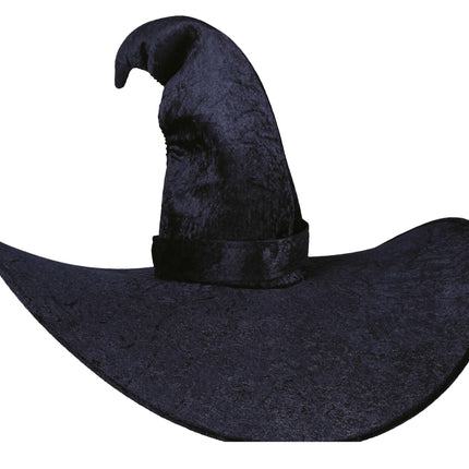 Chapeau noir sorcière grand