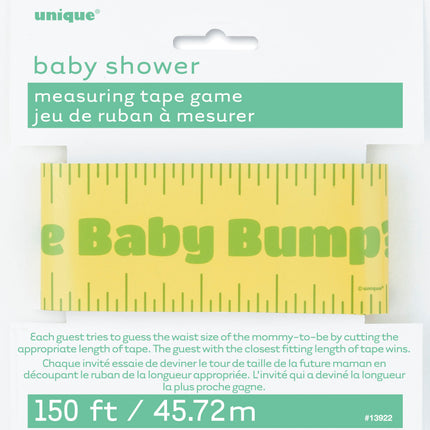 Ruban de dépôt pour la douche de bébé Baby Bump 45.7m