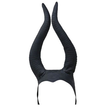 Casque d'Halloween Cornes noires