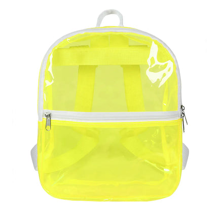 Sac à dos Clarity jaune fluo (28 x 23 x 10 cm)