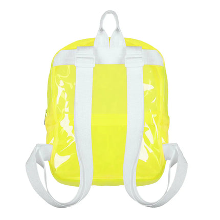 Sac à dos Clarity jaune fluo (28 x 23 x 10 cm)